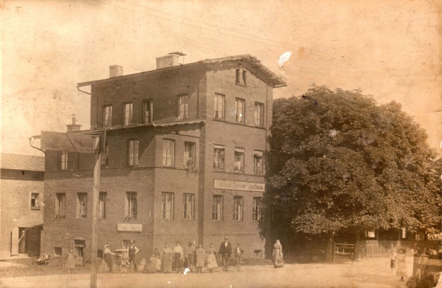 Ansichtskarte des Gasthauses Michael Sterner in der Innstraße, um 1910