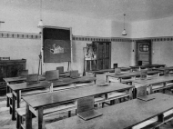 Studiersaal in der Knaben-Oberschule Haus Mariental (Archiv Geiring)