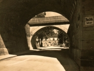 Der Viadukt in der Innstraße, in den 1930er Jahren